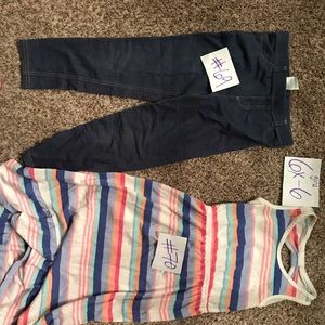 Girls leggings and maxi dress